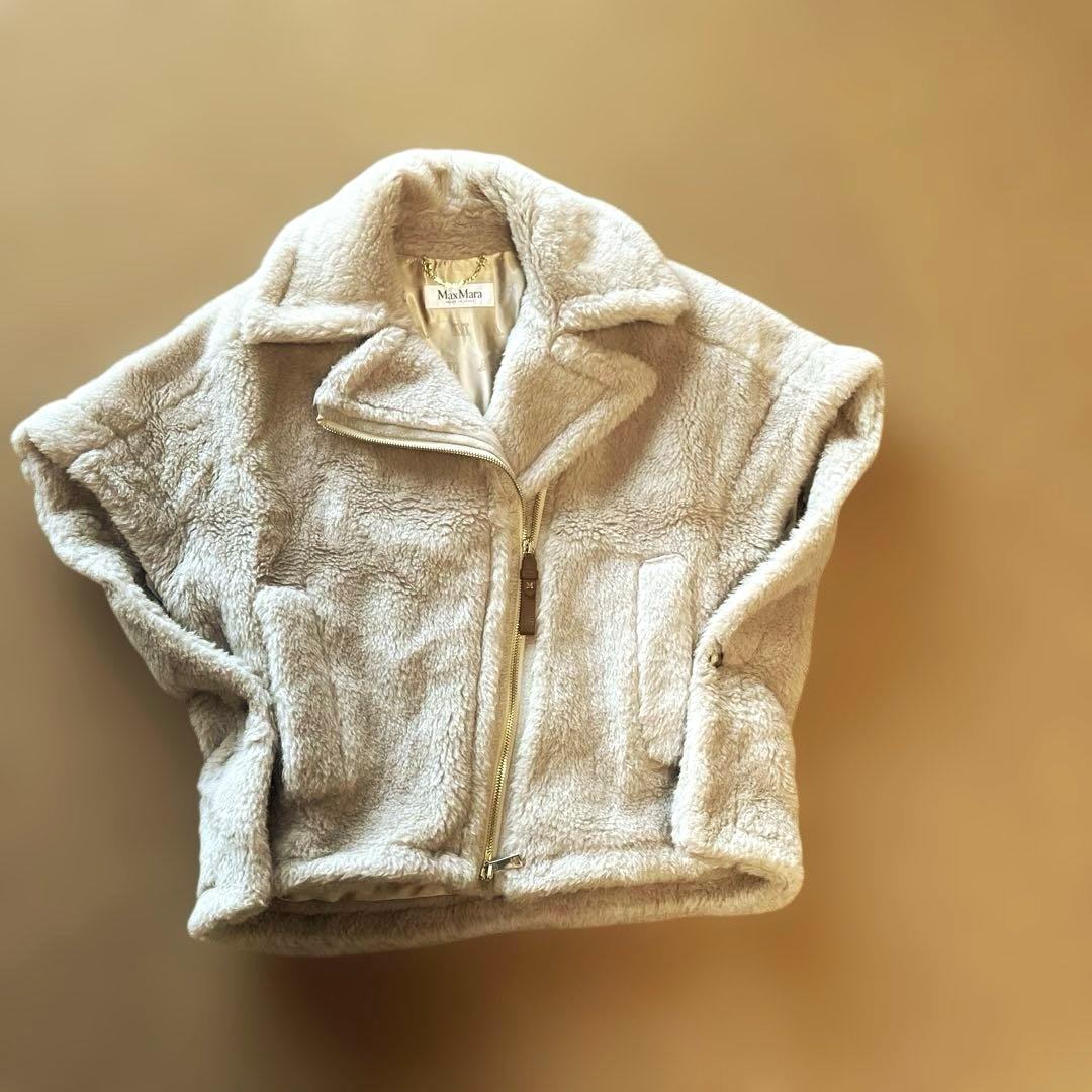 Max Maraマックスマーラテディベアケープジャケット　Newmantcape