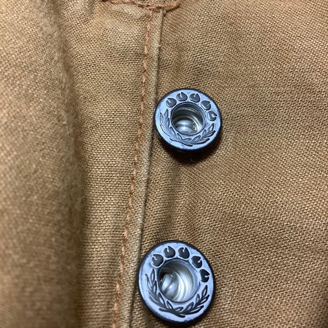 【桃太郎ジーンズ】藍布屋時代のオールド桃太郎 茶色 カーゴパンツ W30 希少品