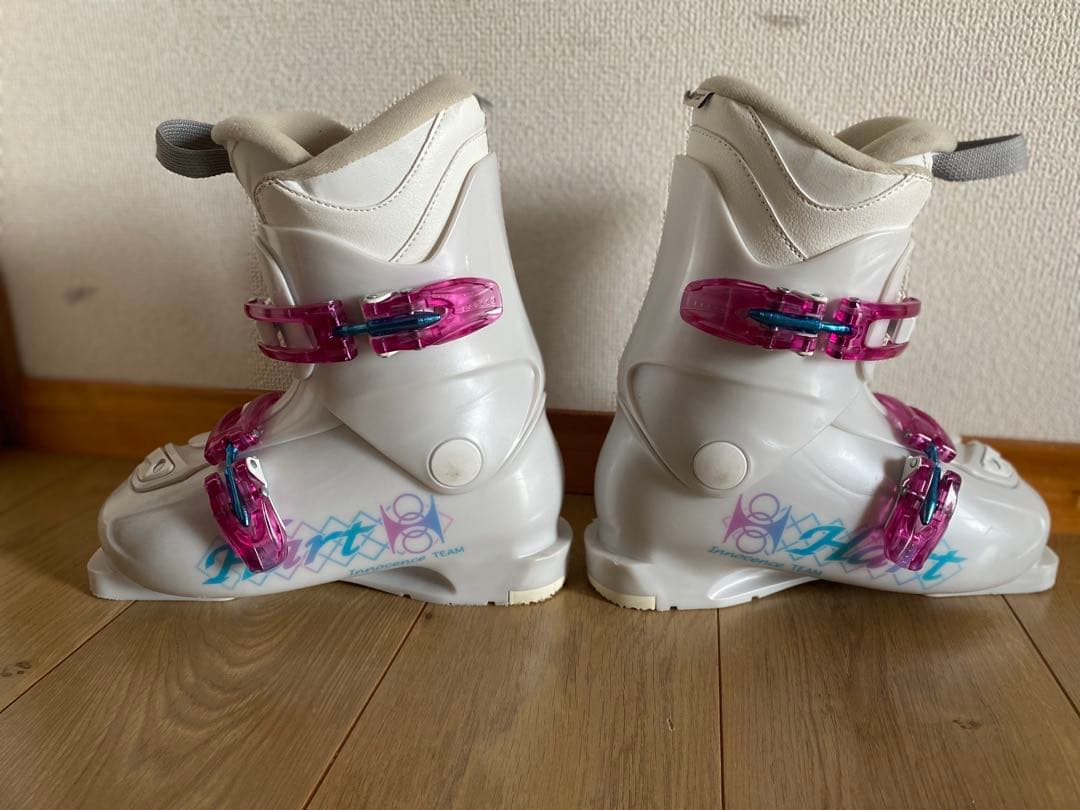 ス*）様 HEAD JOY 127cmジュニア スキー 4点セット ブーツサイズ