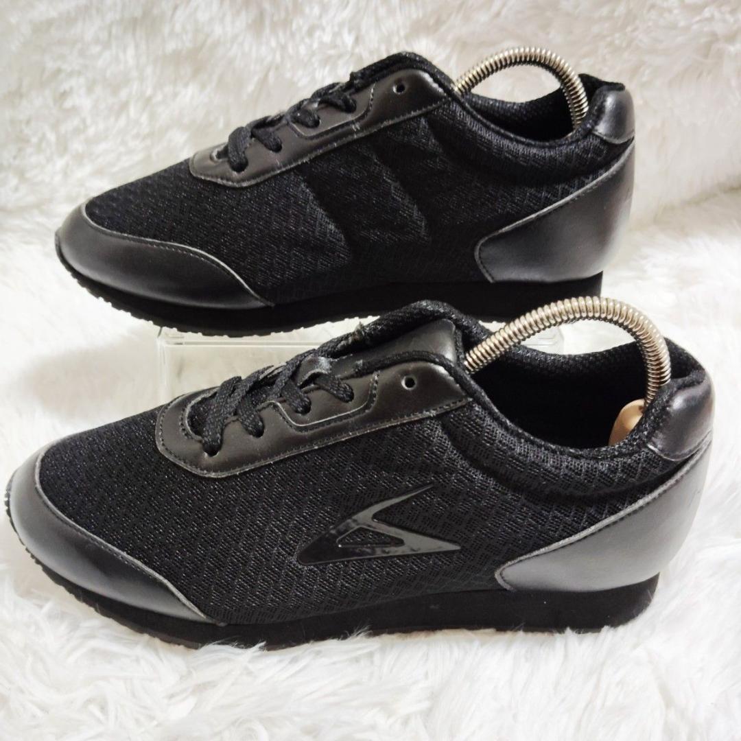 未使用級！ベネシュ BENESU レースアップ オールブラック 最終価格 23㎝