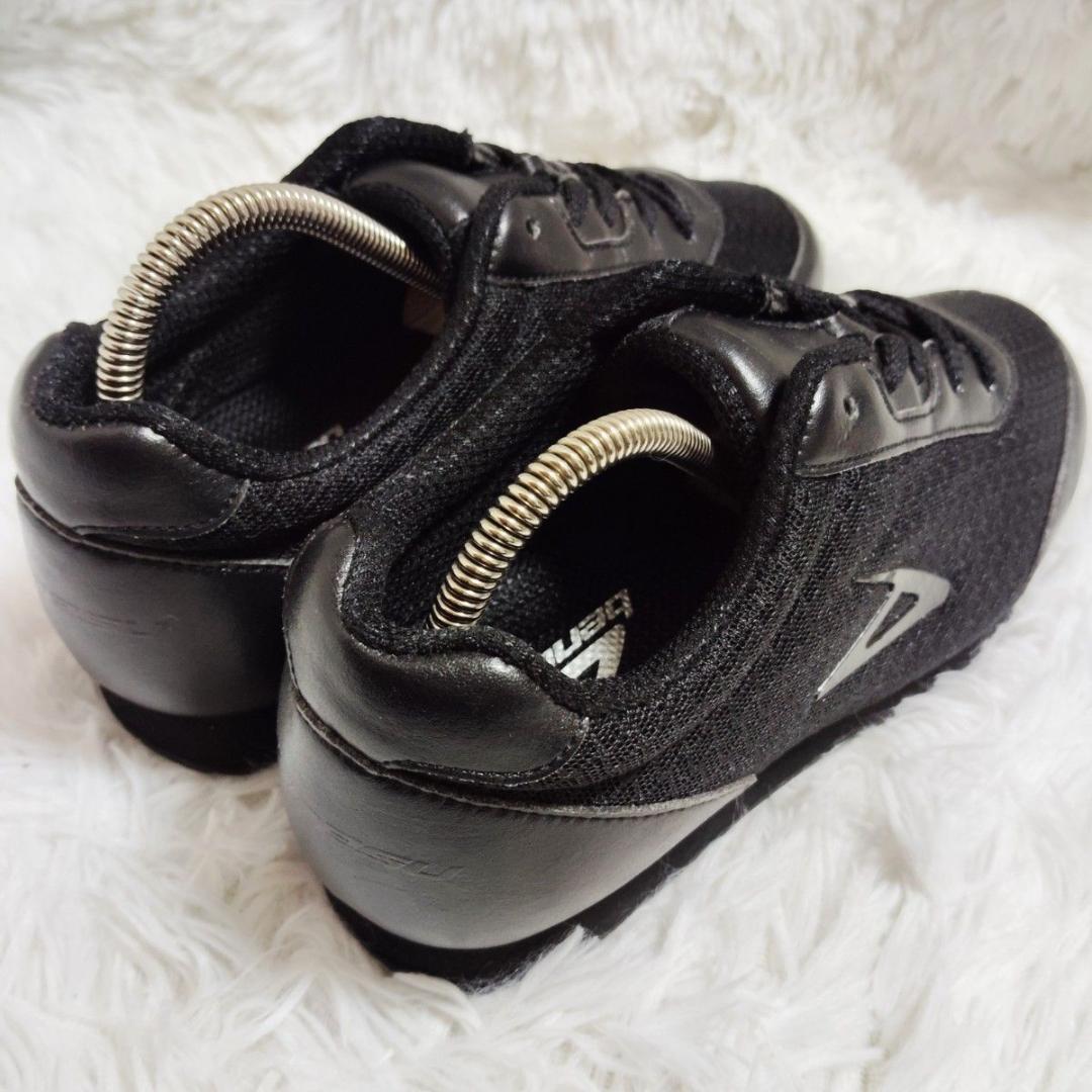 未使用級！ベネシュ BENESU レースアップ オールブラック 最終価格 23㎝