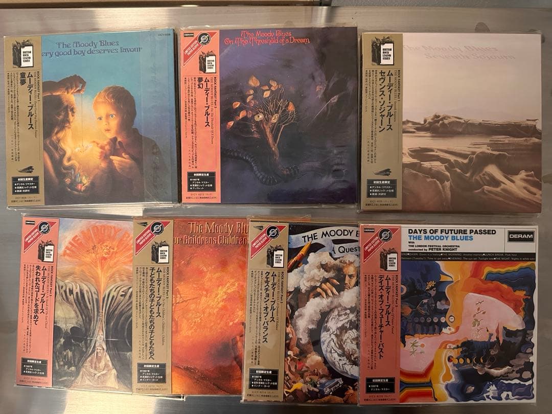 紙ジャケ CD ムーディーブルース the moody blues 7枚セット