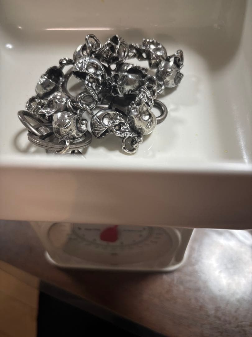 A*A様 スカル ウォレットチェーン シルバー925