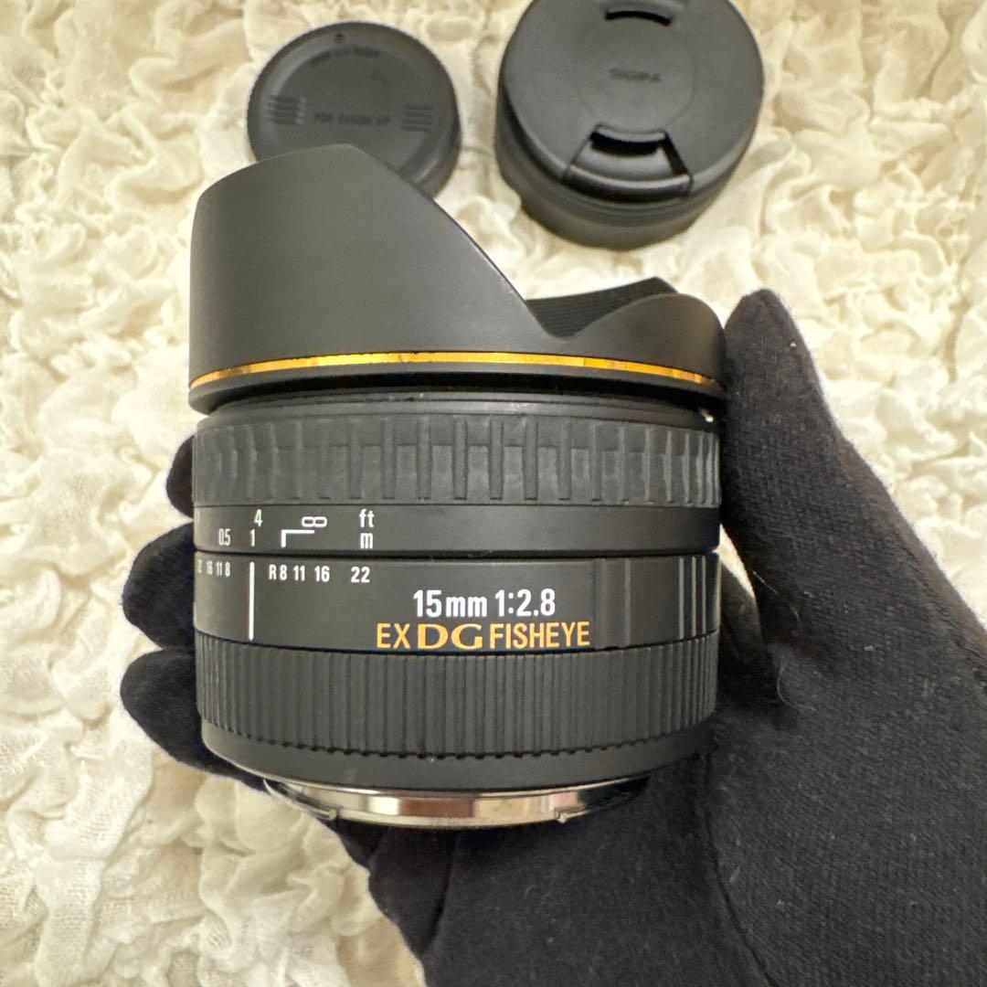 SIGMA 15mm F2.8 EX DG FISHEYE レンズ