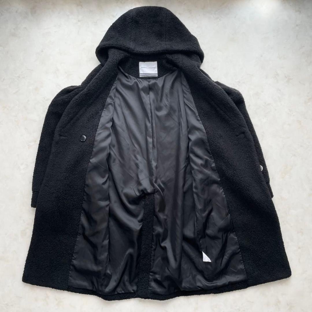 BORDERS at BALCONY 厚手　ボアコート オーバーサイズ 36 S