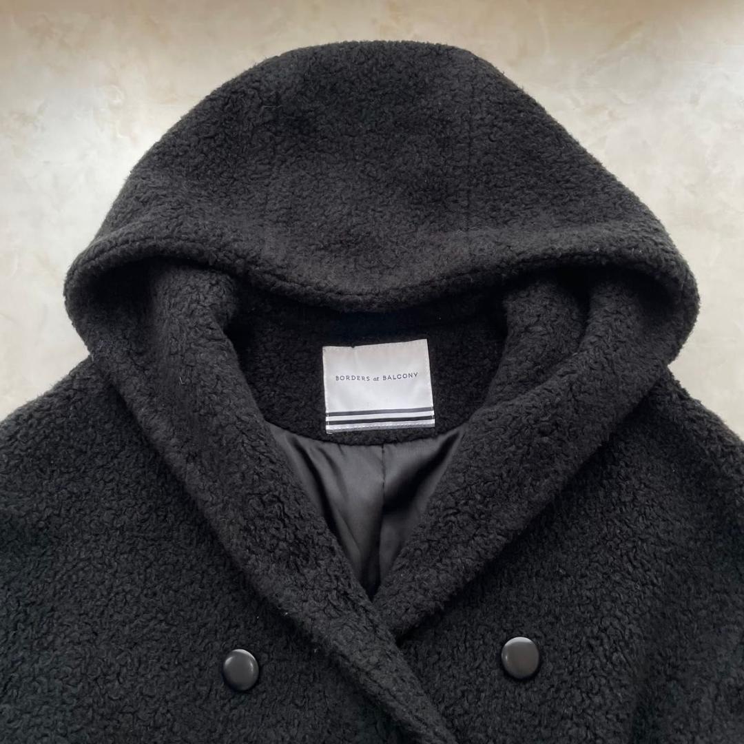BORDERS at BALCONY 厚手　ボアコート オーバーサイズ 36 S