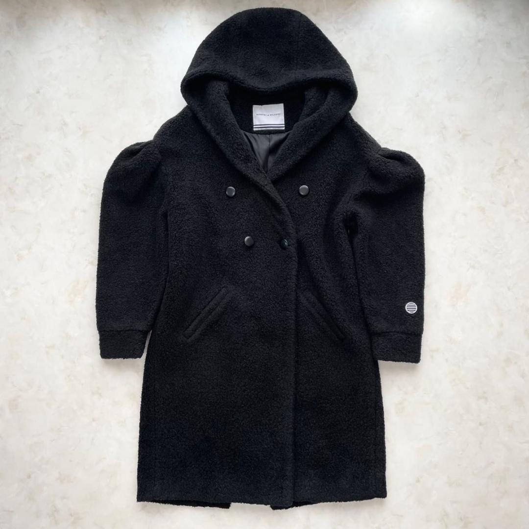 BORDERS at BALCONY 厚手　ボアコート オーバーサイズ 36 S