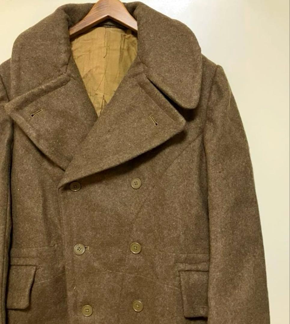 Euro VINTAGE 50s ギリシャ軍 ウールダブルコート ミリタリー
