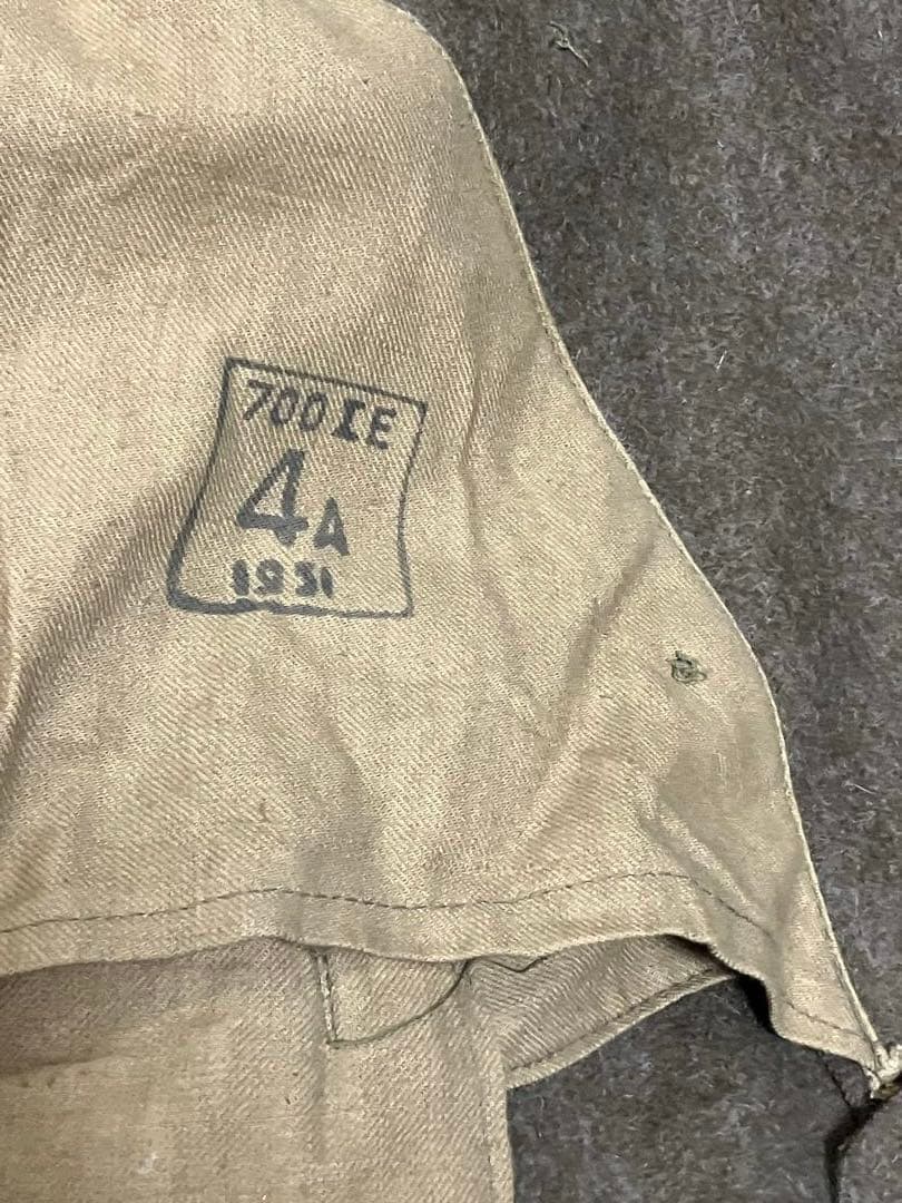 Euro VINTAGE 50s ギリシャ軍 ウールダブルコート ミリタリー