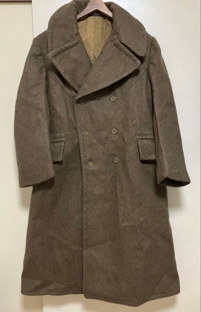 Euro VINTAGE 50s ギリシャ軍 ウールダブルコート ミリタリー