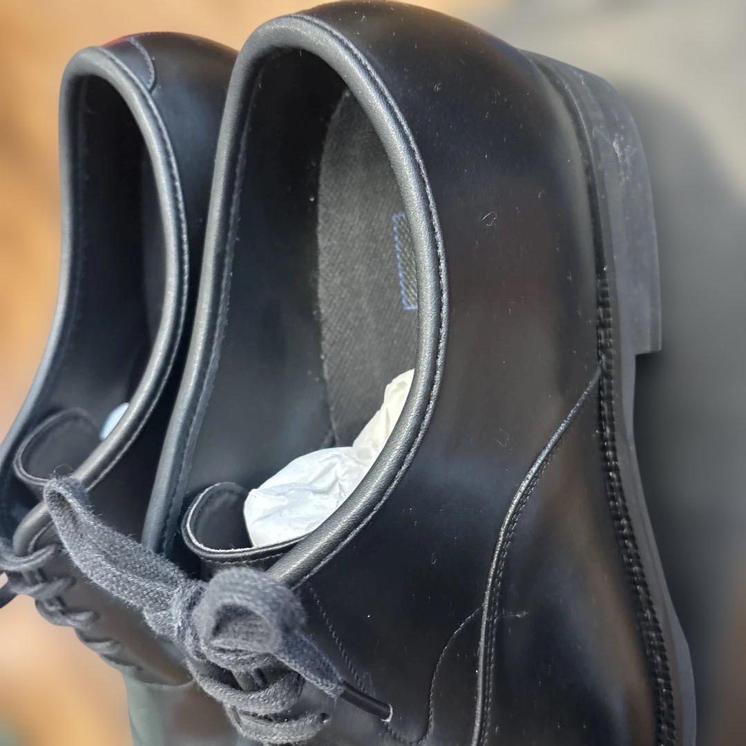 三陽山長　防水　友二郎　ストレートチップ ブラック　7.5（25.5）