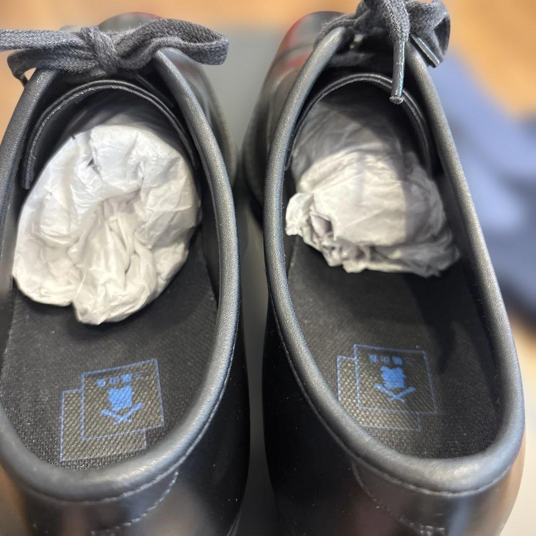 三陽山長　防水　友二郎　ストレートチップ ブラック　7.5（25.5）