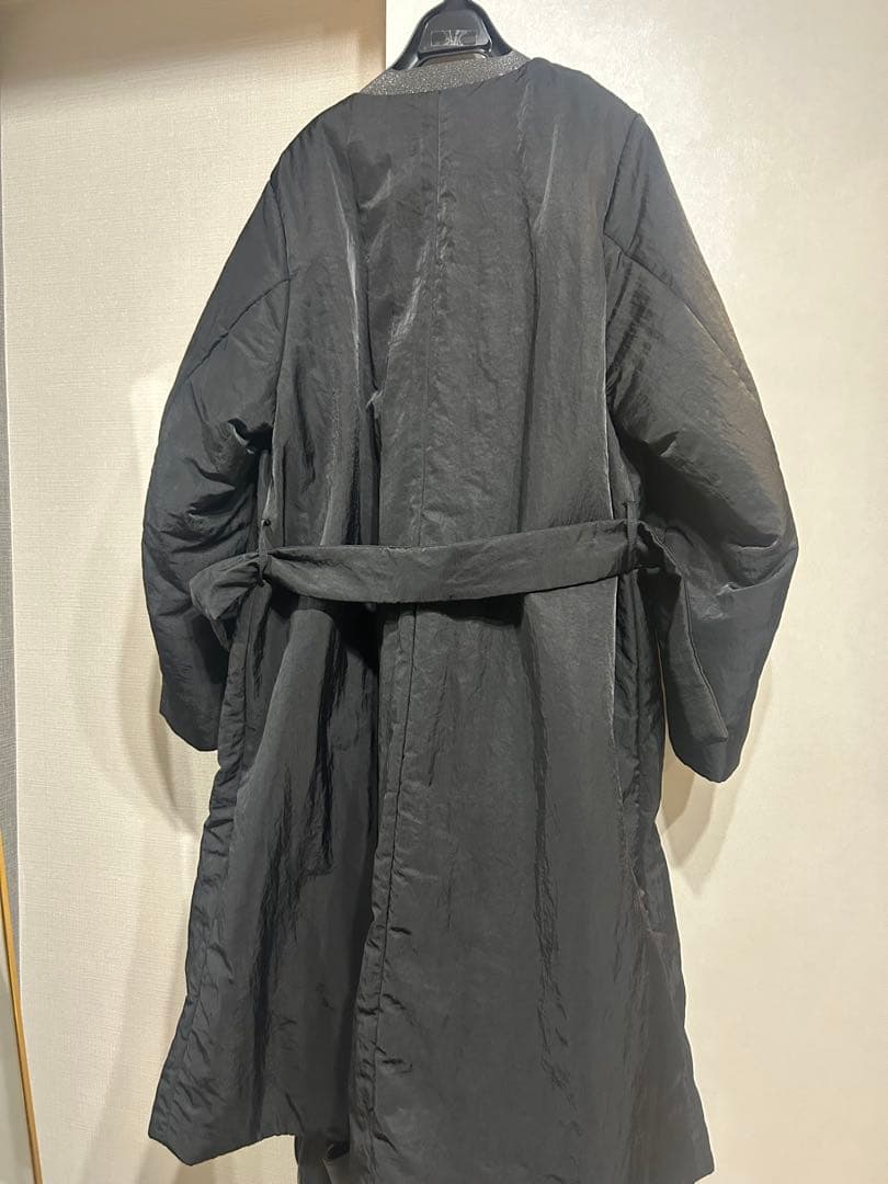 2wayノーカラーパファーコート クルーレ