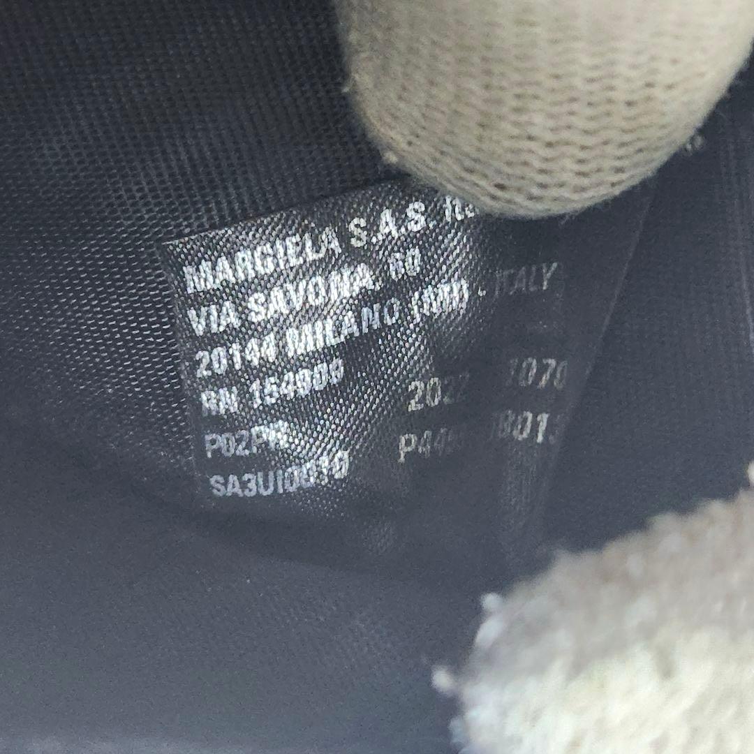 ✨極美品　正規品✨マルジェラ　三つ折り　カレンダー　4ステッチ　ブラック　レザー