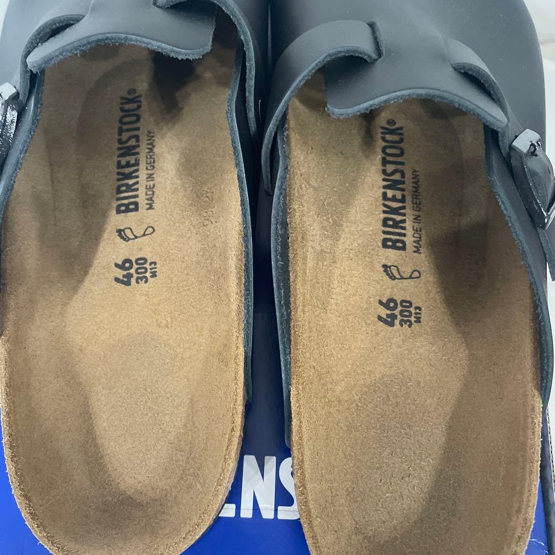 BIRKENSTOCK Boston BS ブラック サボサンダル 46