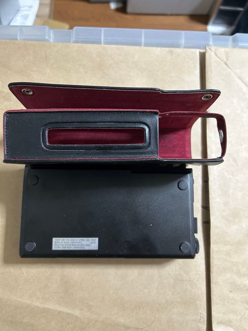 ソニー ウォークマン WM-D6 元箱&未使用付属品(デモテープ・ストラップ)付