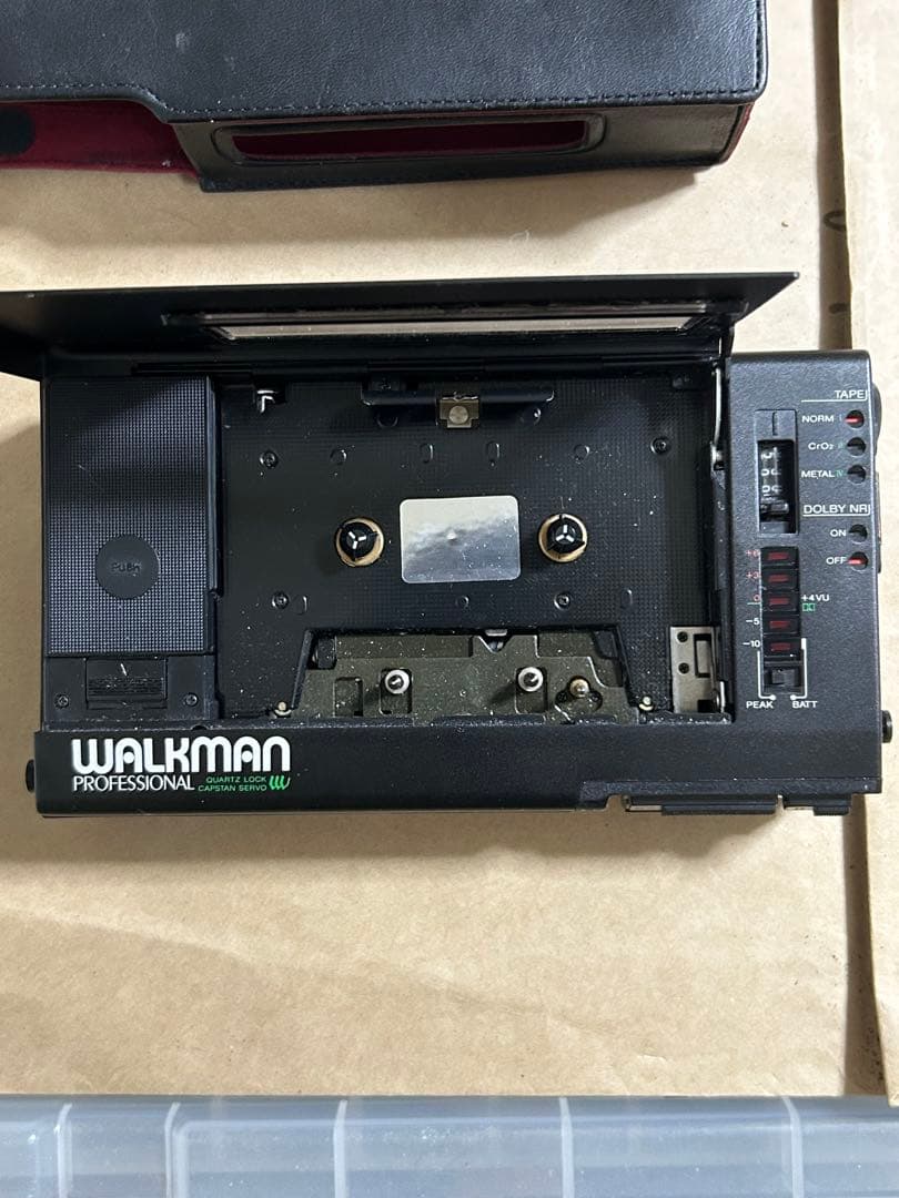 ソニー ウォークマン WM-D6 元箱&未使用付属品(デモテープ・ストラップ)付