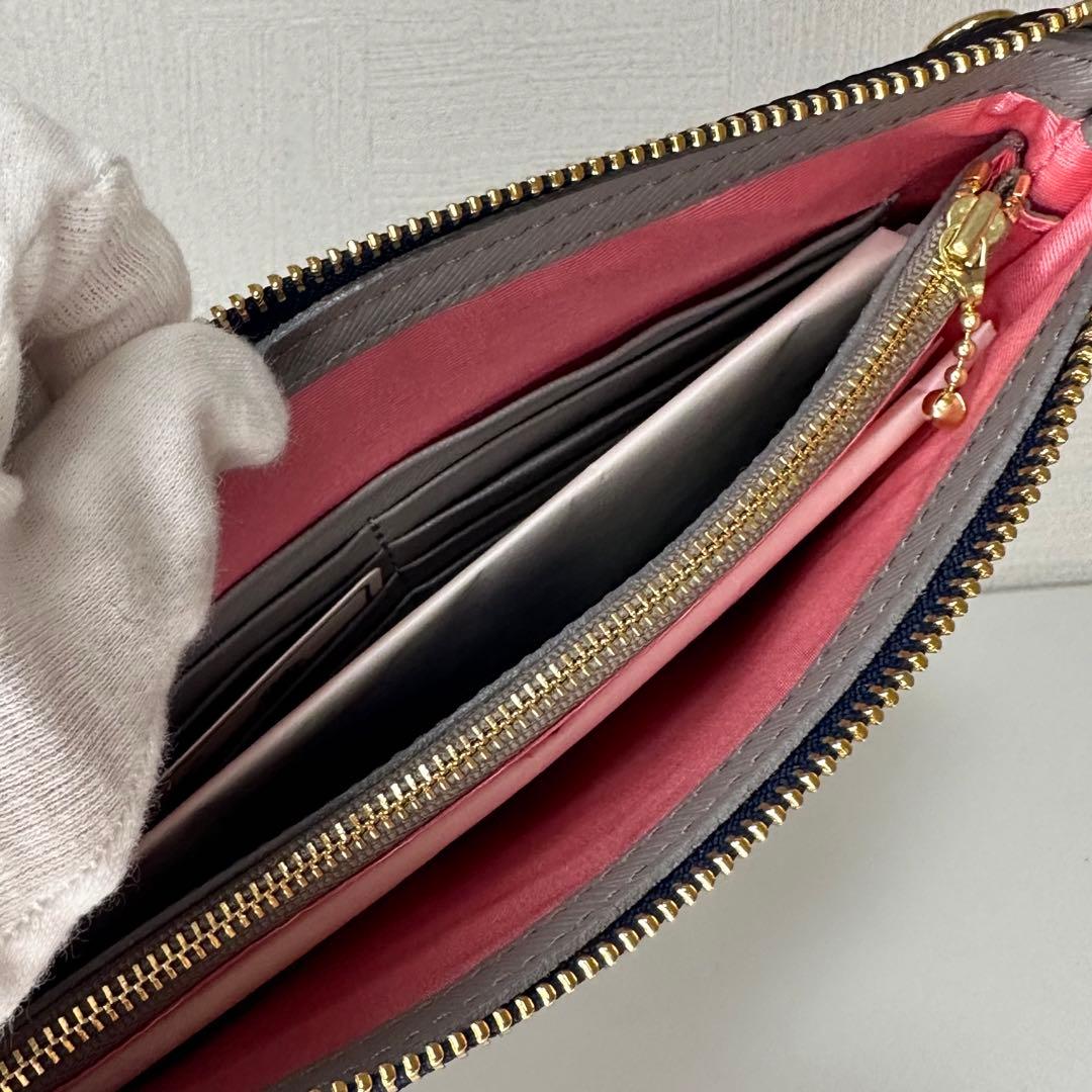 希少【未使用】ADMJ 牛革 アールデコ ポーチウォレット レア