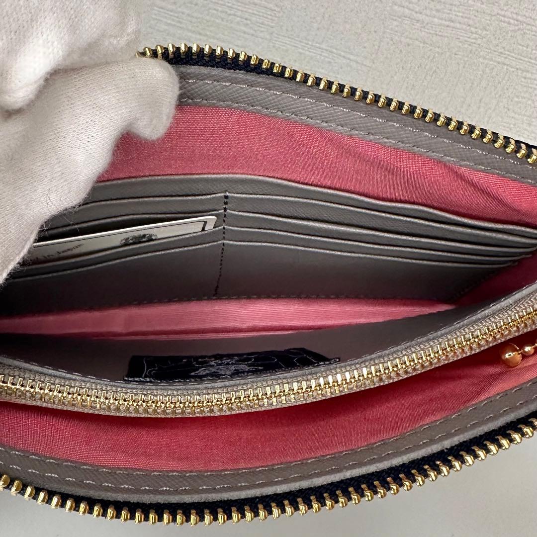 希少【未使用】ADMJ 牛革 アールデコ ポーチウォレット レア