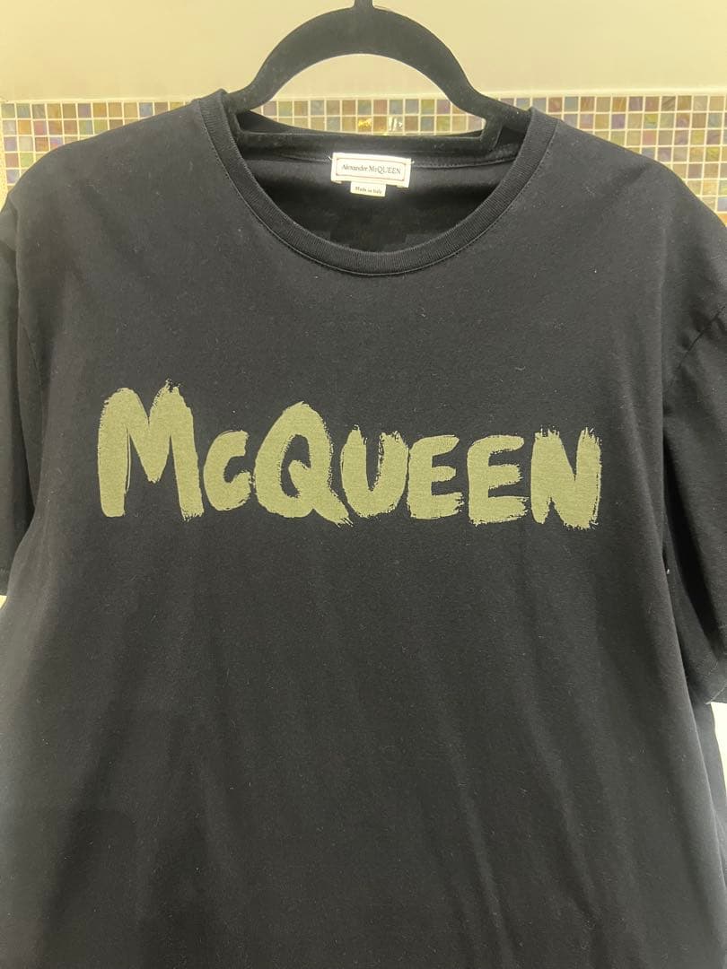 Alexander McQueen アレクサンダーマックイーンメンズTシャツ黒