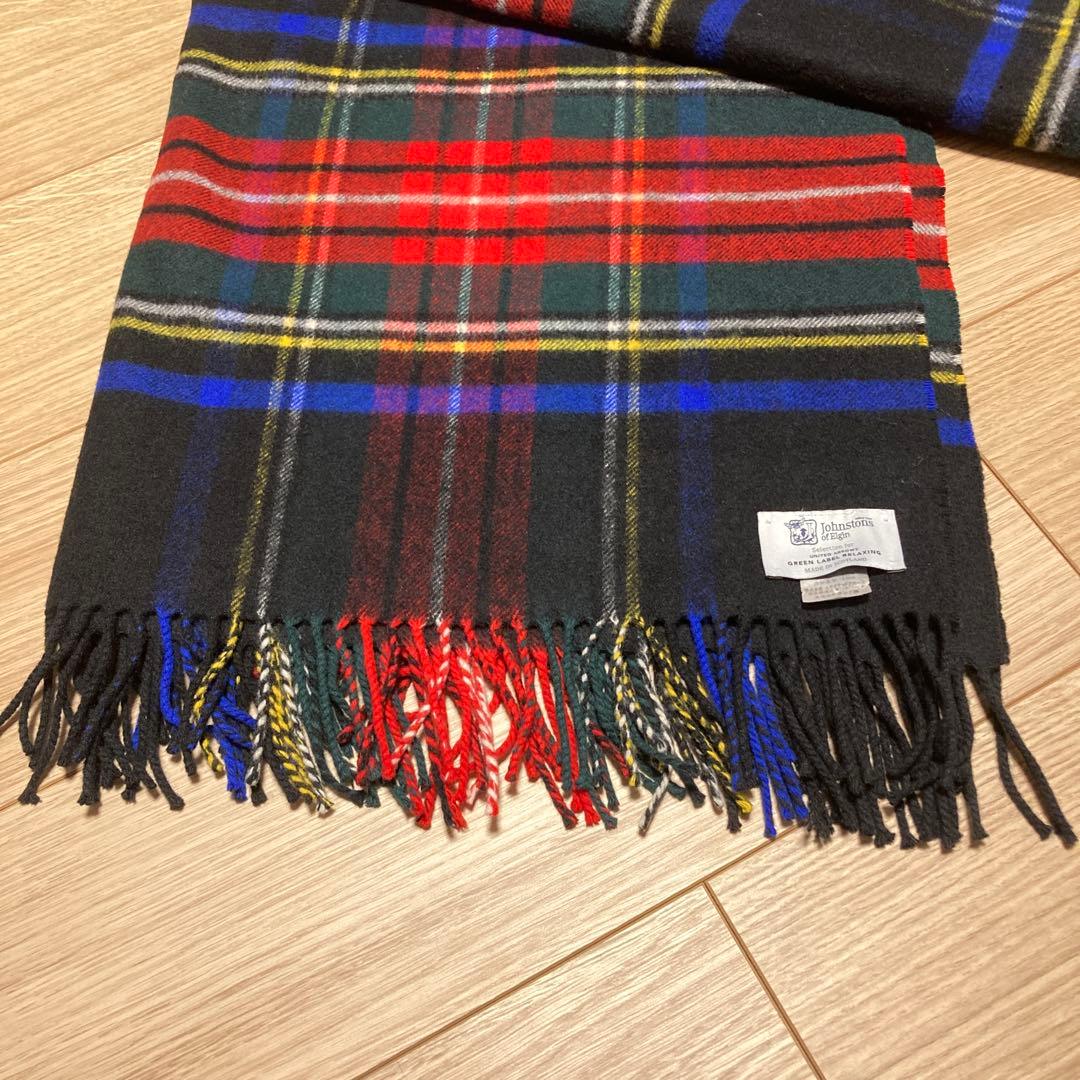ジョンストンズ 大判ストール ユナイテッドアローズグリーンレーベル別注