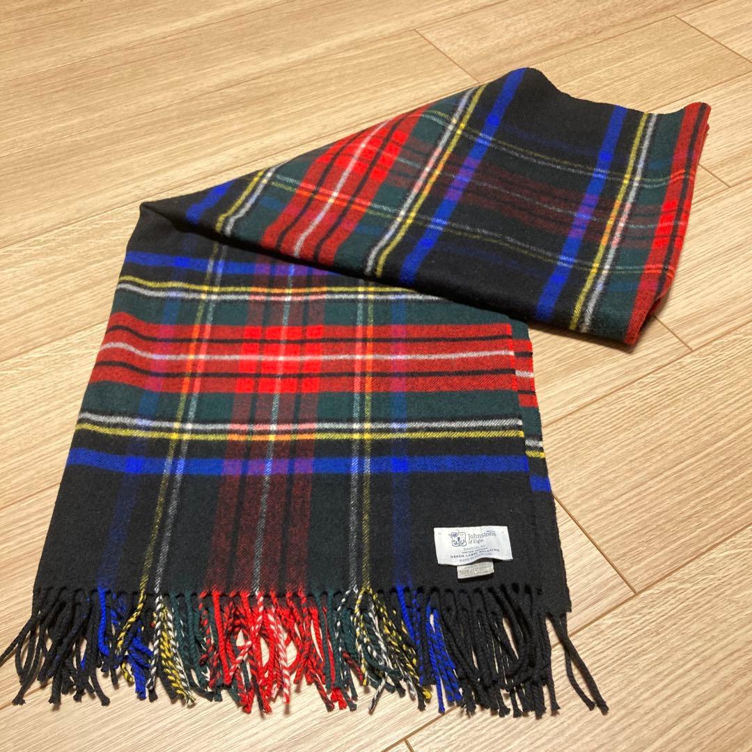 ジョンストンズ 大判ストール ユナイテッドアローズグリーンレーベル別注