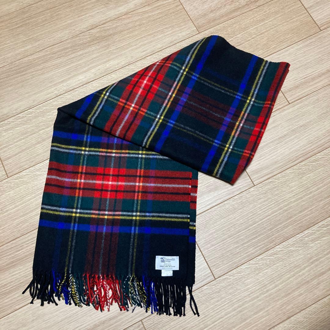 ジョンストンズ 大判ストール ユナイテッドアローズグリーンレーベル別注