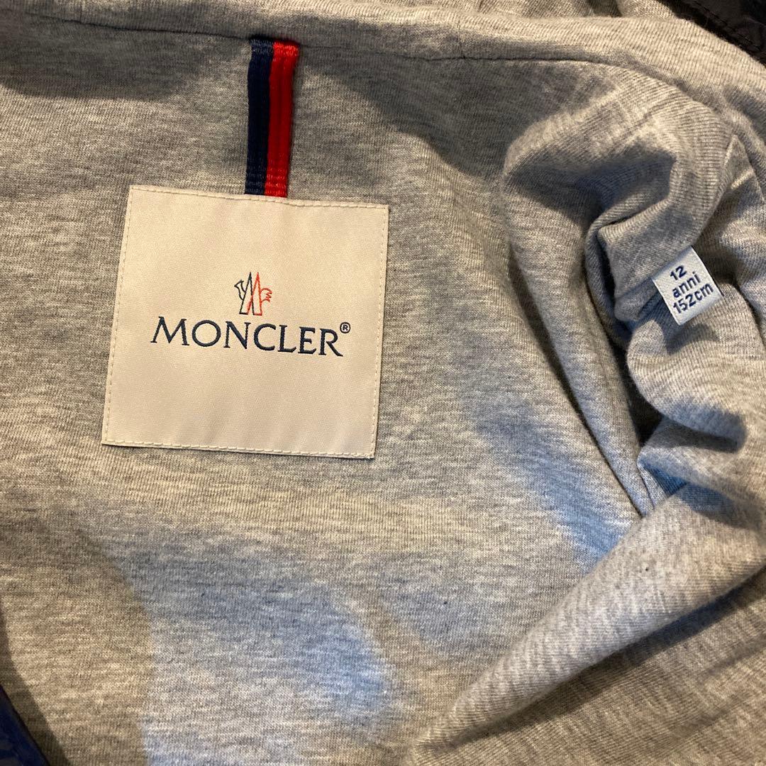 MONCLER kidsフード付きネイビージャケット