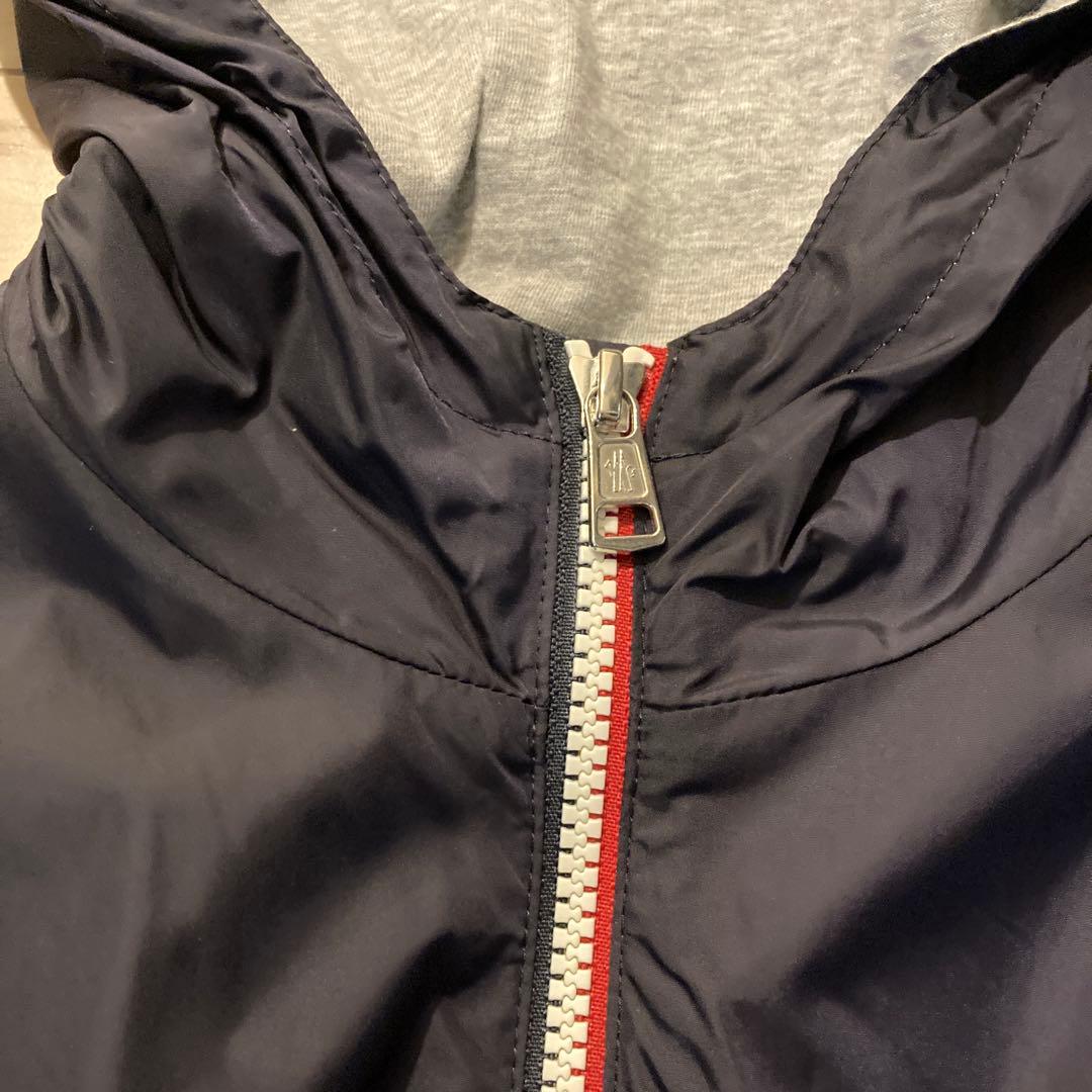 MONCLER kidsフード付きネイビージャケット