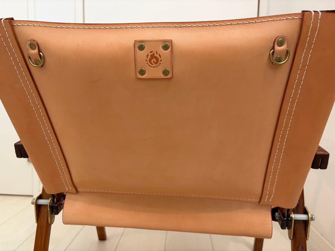 カーミットチェア　ウォールナット　ピノワークスレザー　フルカスタム