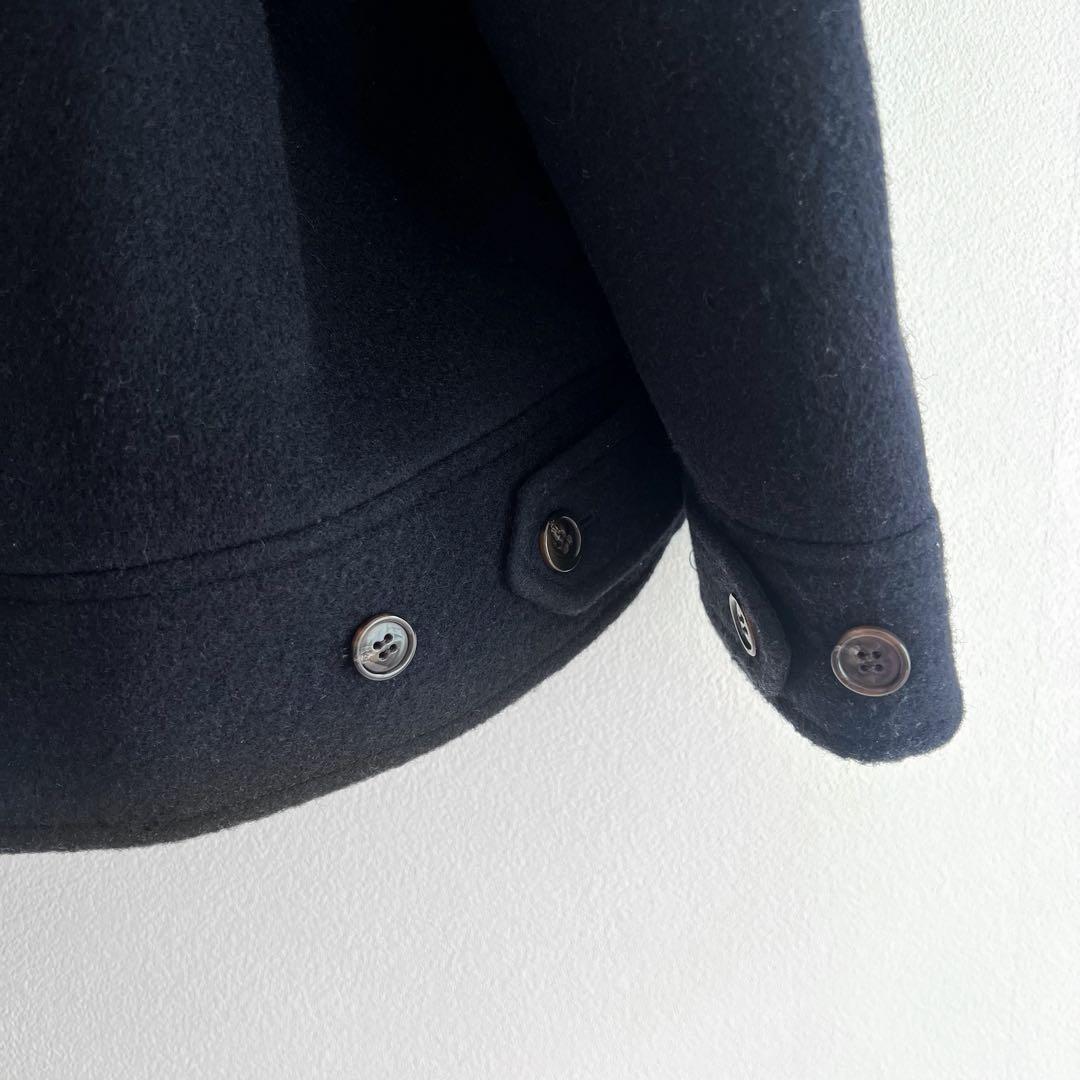 【定価42900円】ZUCCa リバーウールコート ライダース