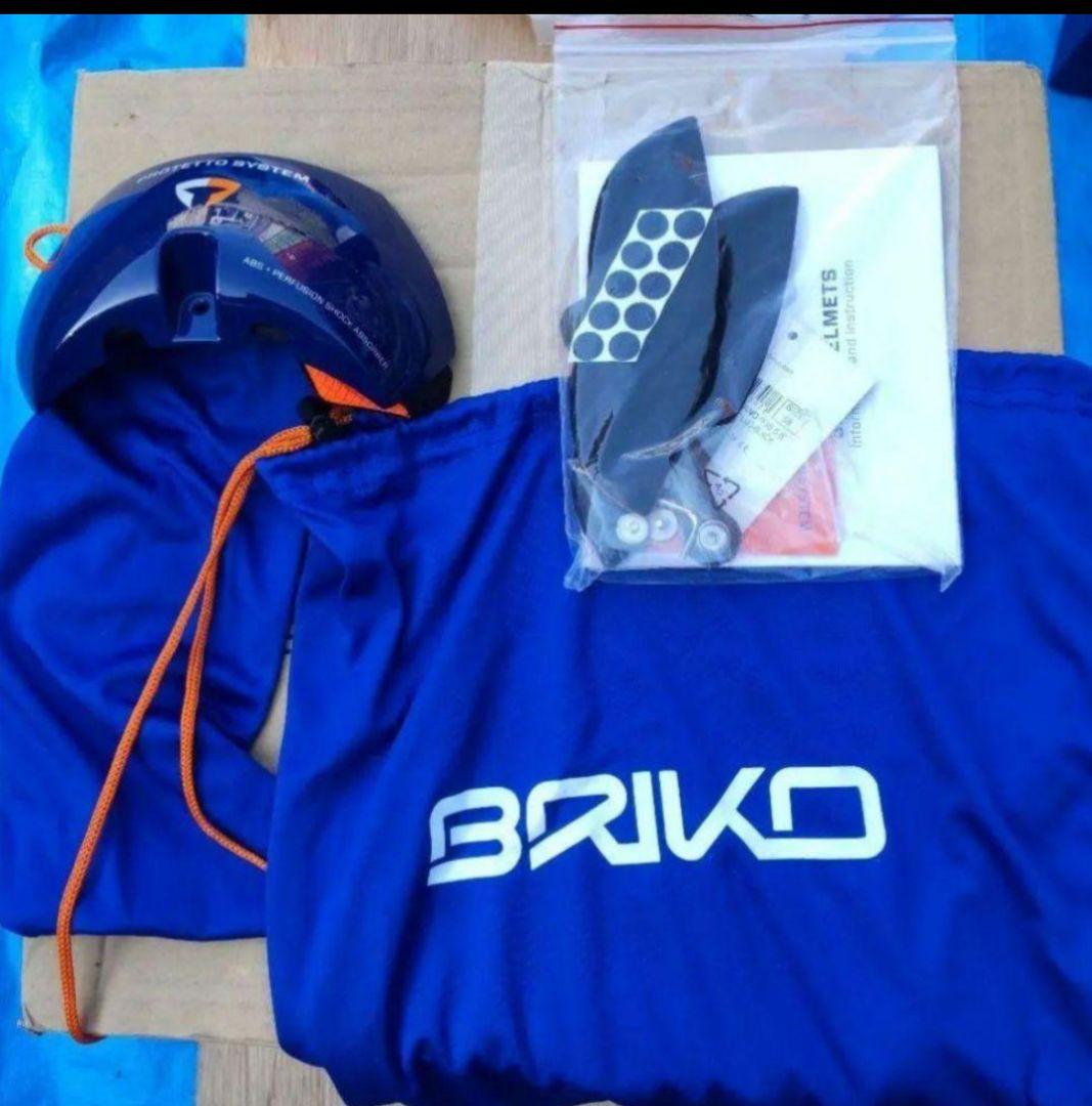 未使用保管品 BRIKO ブリコ Fis 対応ヘルメット