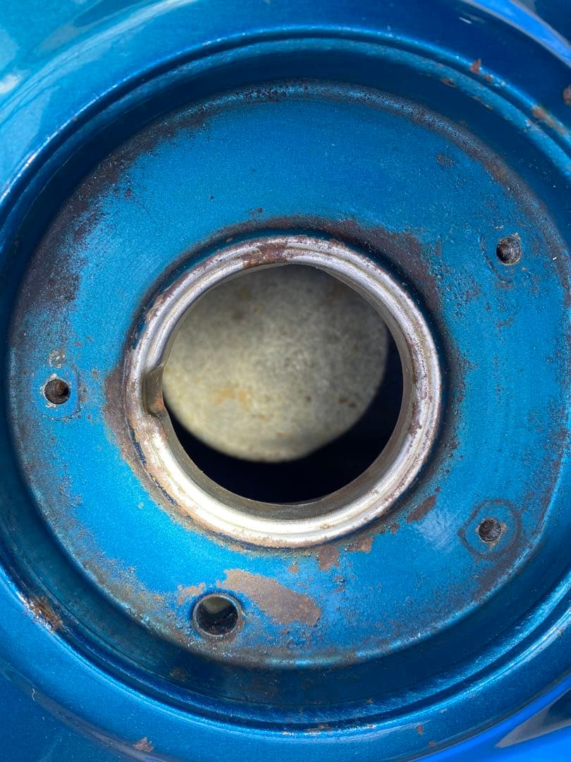 HONDA バイク　タンク 青 nsr50 レプソル