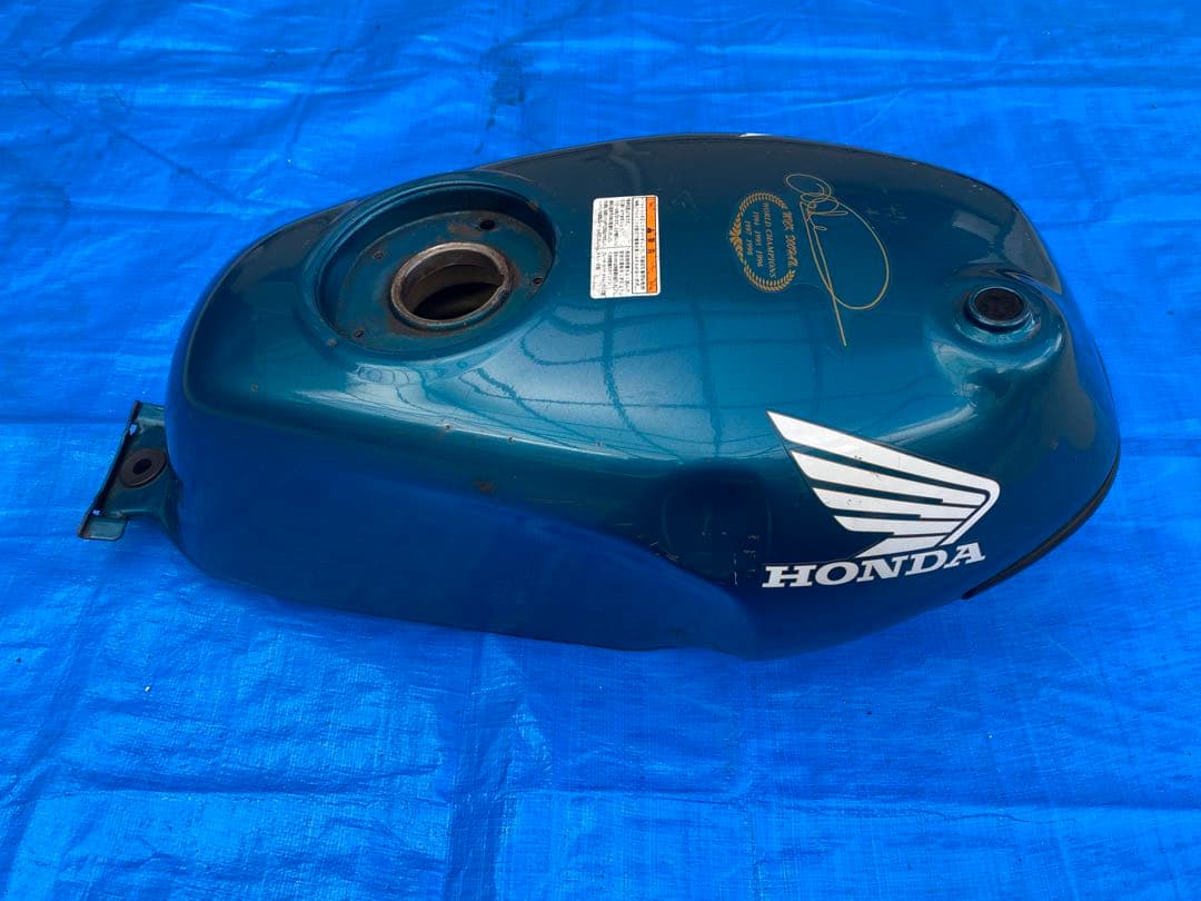 HONDA バイク　タンク 青 nsr50 レプソル