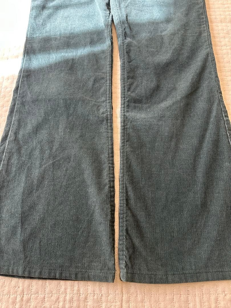 70s usa製 levi's 646 ブラックコーデュロイ　フレア　ベルボトム