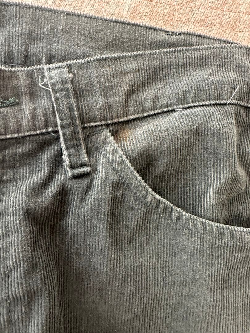 70s usa製 levi's 646 ブラックコーデュロイ　フレア　ベルボトム