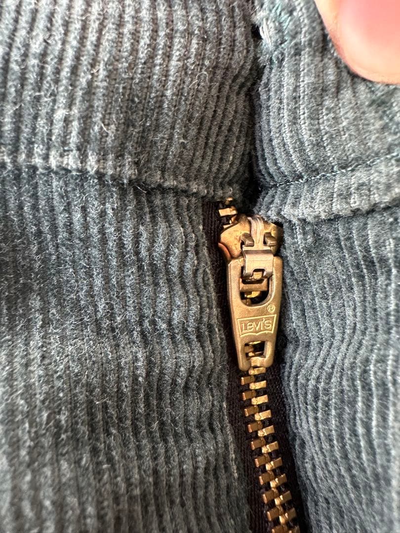 70s usa製 levi's 646 ブラックコーデュロイ　フレア　ベルボトム