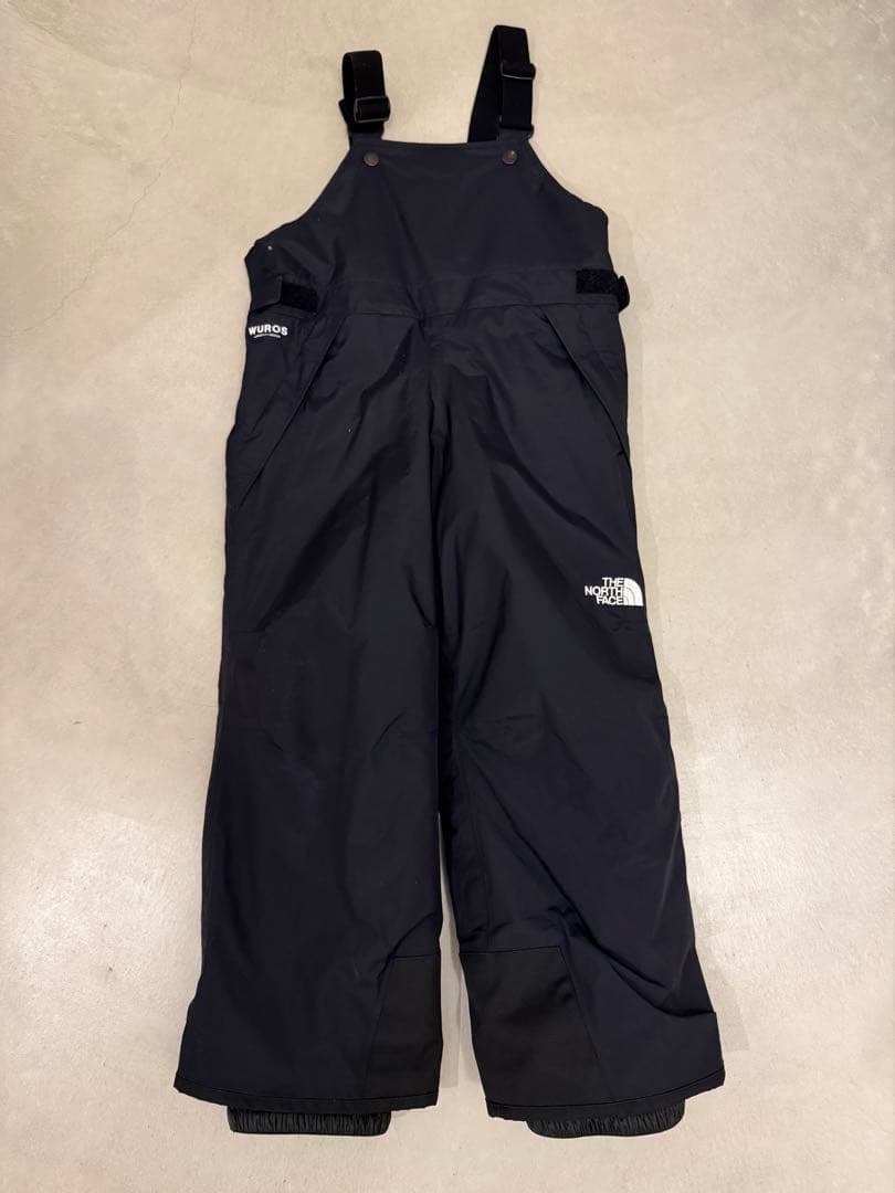 The North Face 子ども用スキーウェア　ズボン　ビブ　 黒