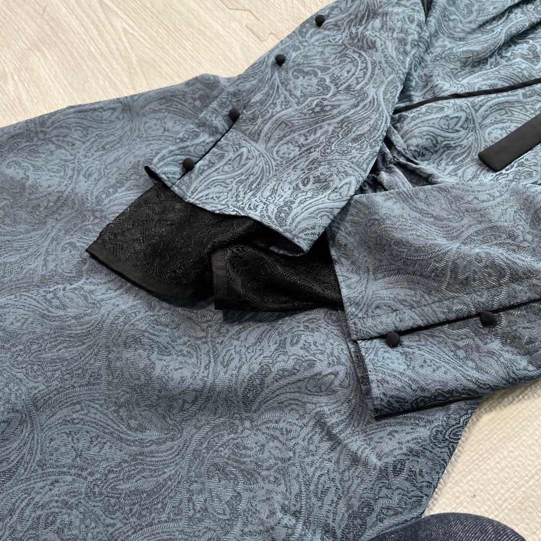 専用　United Tokyo ペイズリージャガードワンピース ブルー