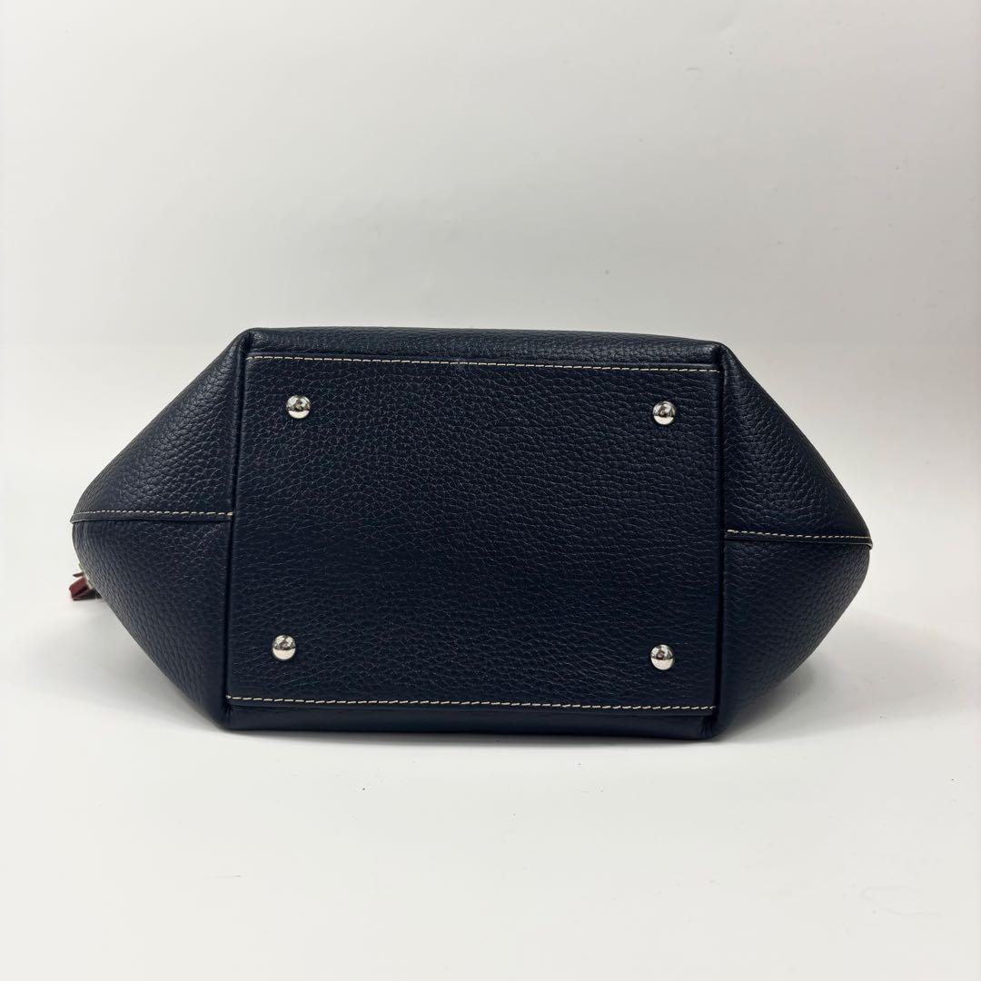 キタムラ 2WAY ネイビー ショルダーバッグ ハンドバッグ