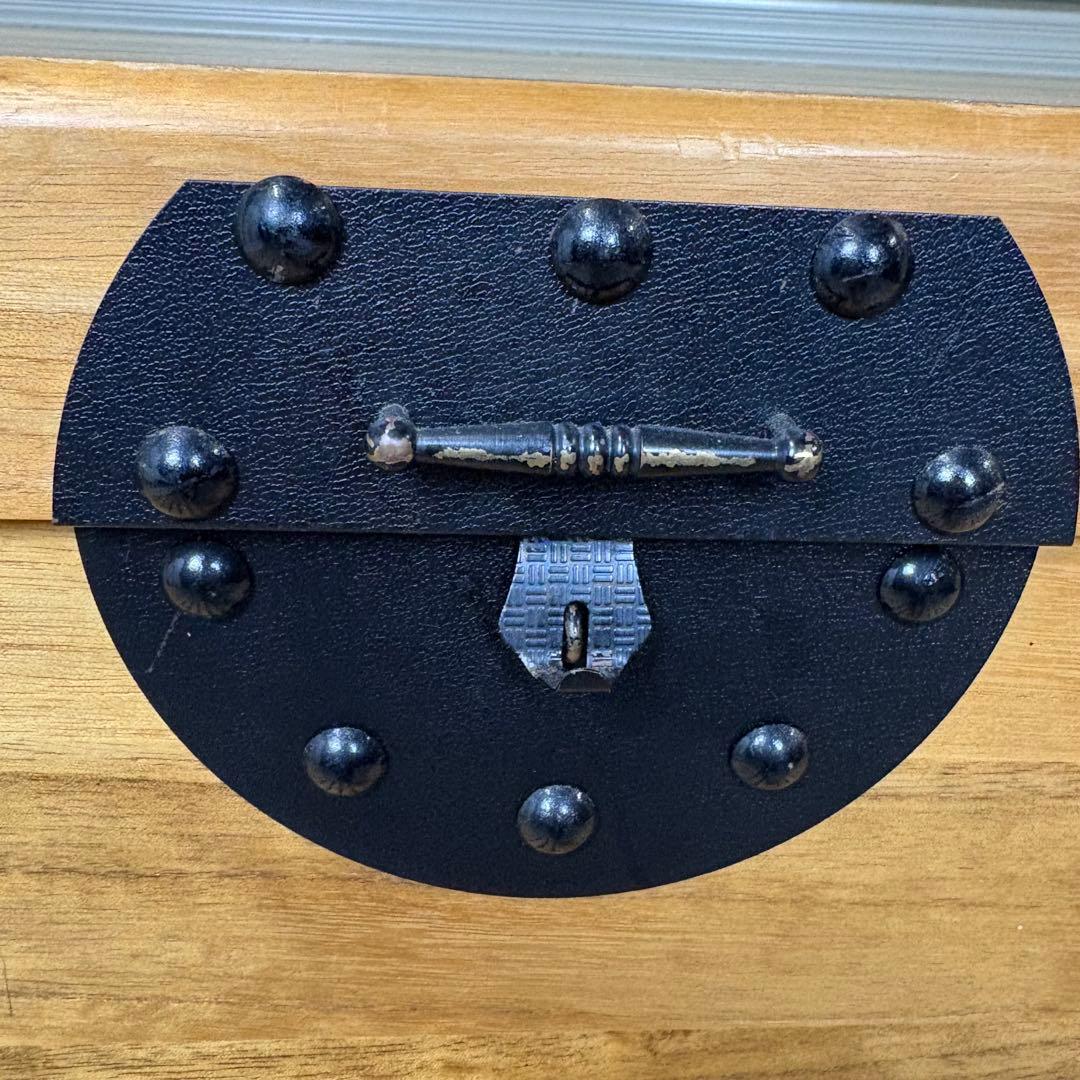 【送料込】昭和レトロ　収納箱　着物収納ケース　木製　ヴィンテージ　レトロ家具