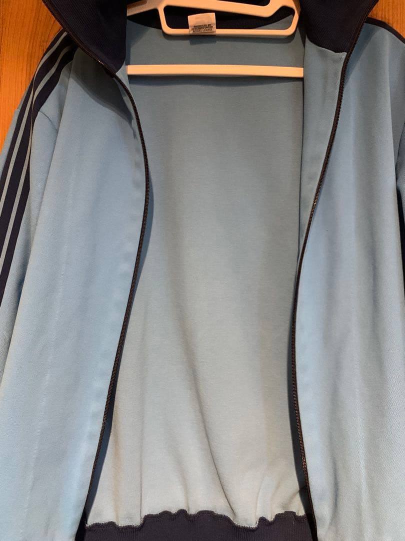 adidas デサント製　トラックジャケット　70s 80s ブルー