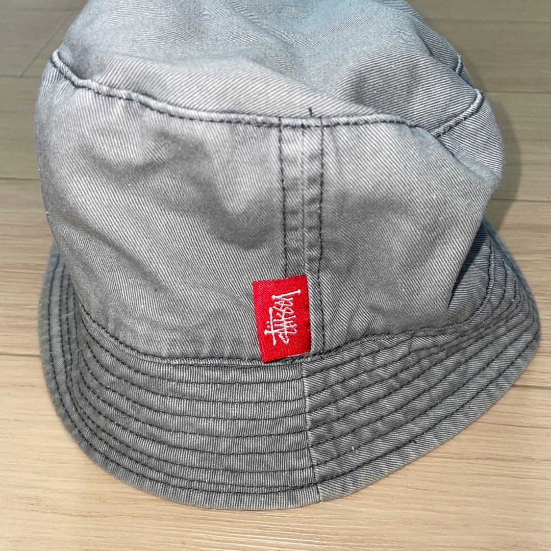 oldstussy バケットハット モノグラム柄 リバーシブル