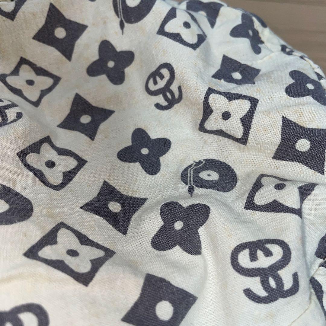 oldstussy バケットハット モノグラム柄 リバーシブル