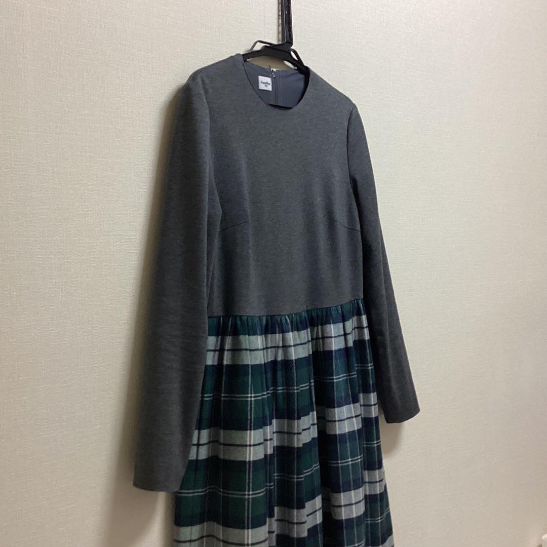 【超美品】ファミリアの長袖ワンピース 160 卒業式・入学式に！