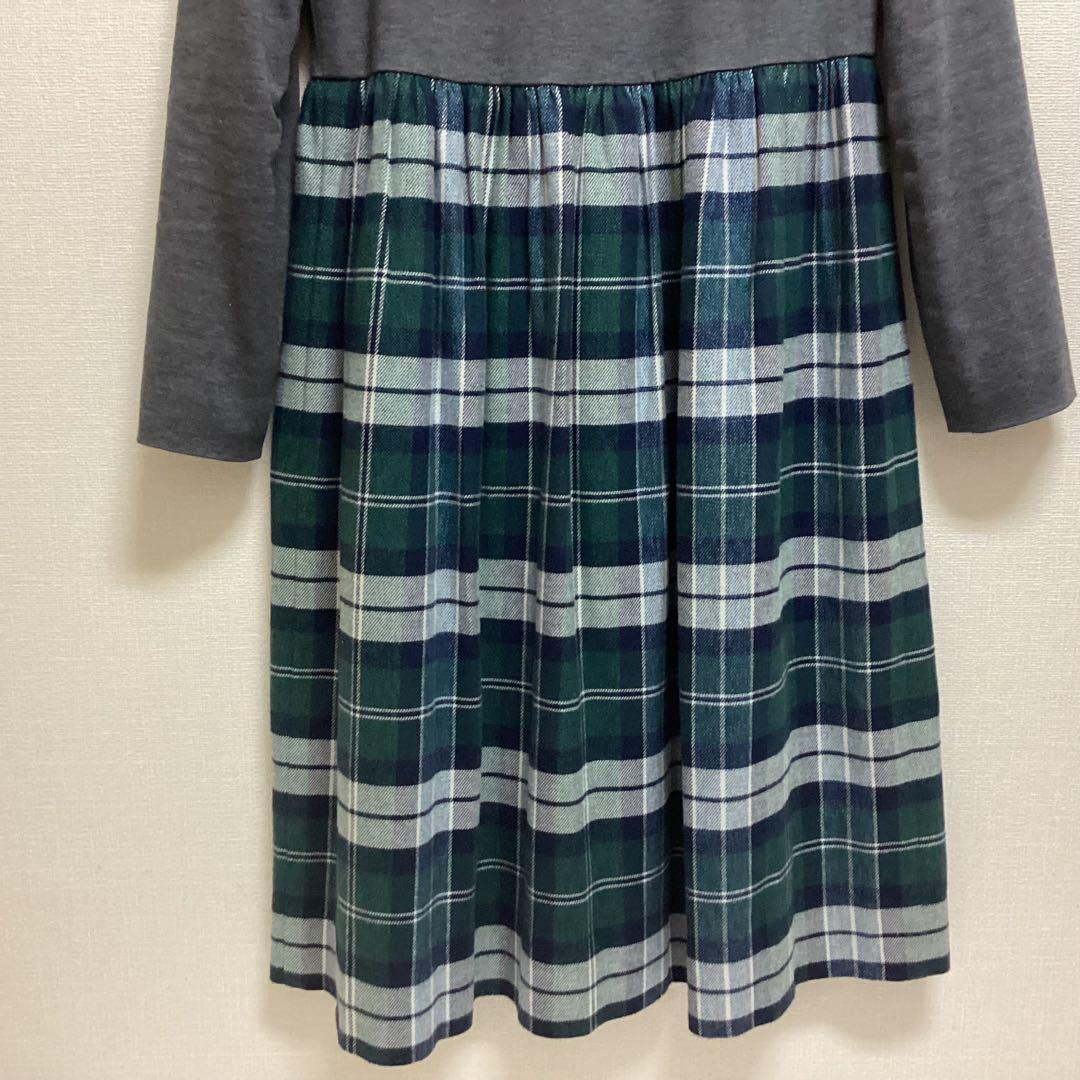 【超美品】ファミリアの長袖ワンピース 160 卒業式・入学式に！