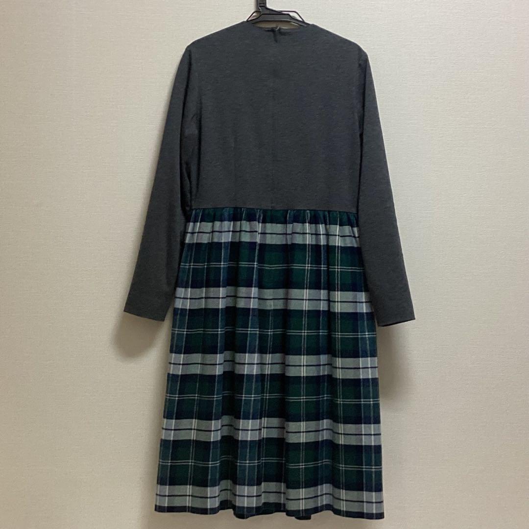 【超美品】ファミリアの長袖ワンピース 160 卒業式・入学式に！