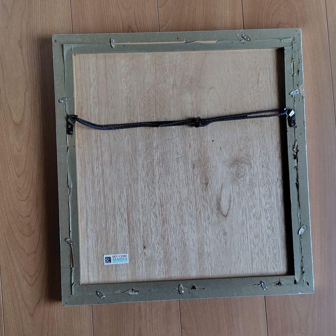 須田剋太　原画【 仏頭 】 不透明水彩画