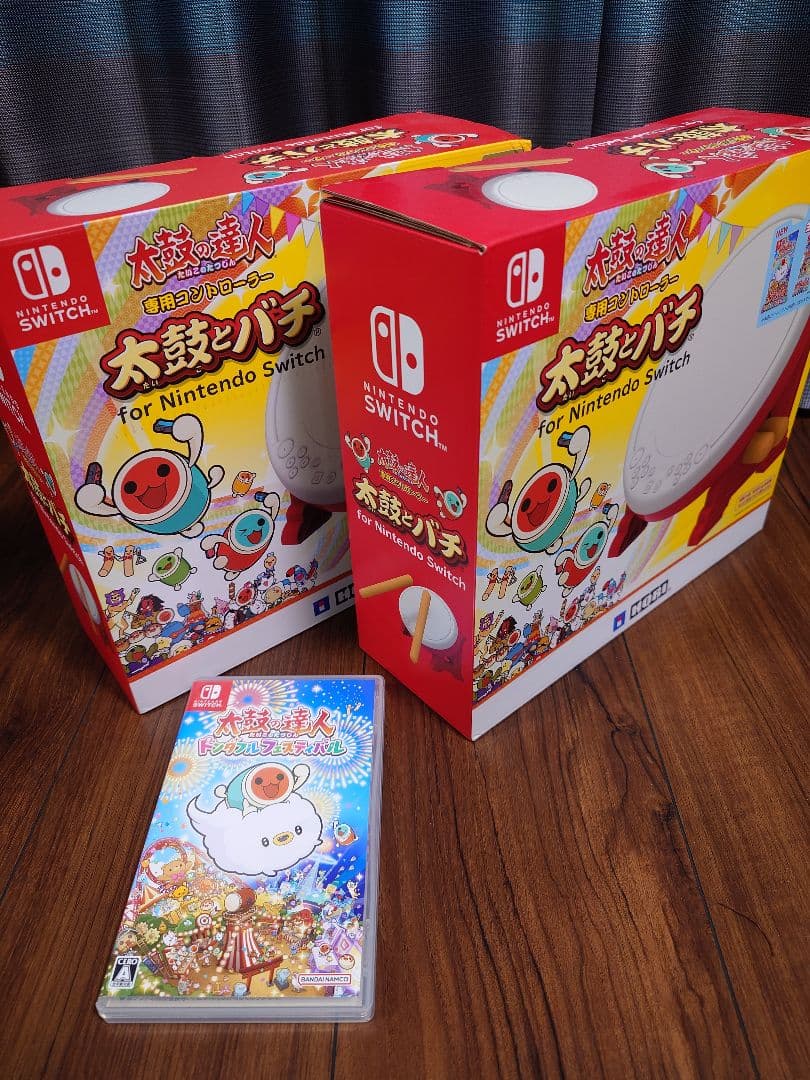 太鼓の達人 Nintendo Switch ゲームカード タタコン セット