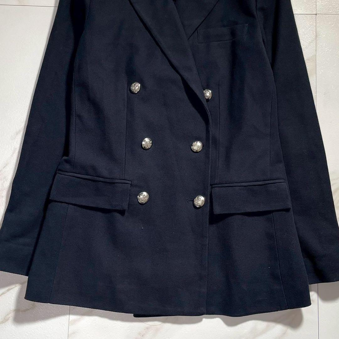 サイズ6✨ローレンラルフローレン 紺ブレ テーラードジャケット ダブル 銀ボタン